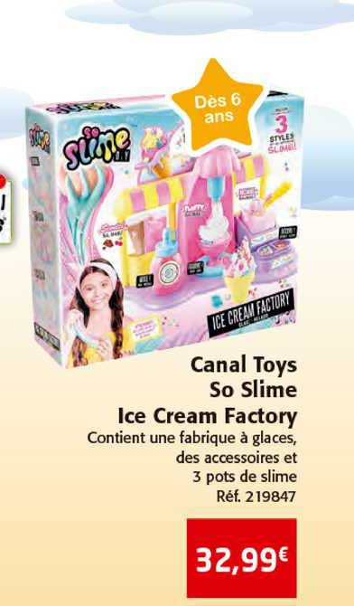 canal toys so slime ice cream factory