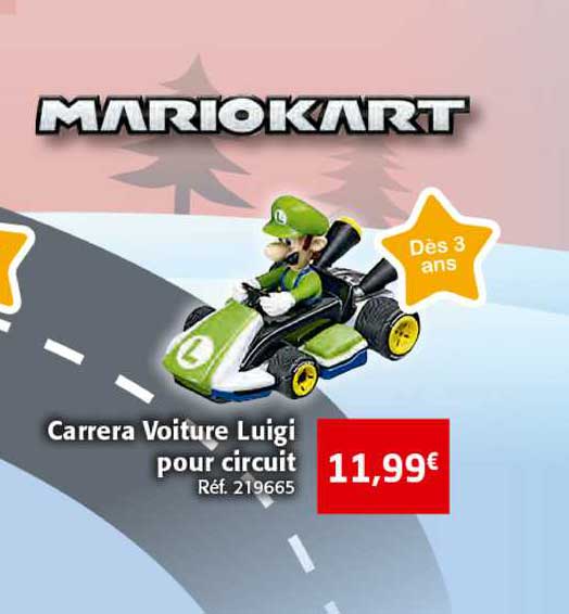 carrera voiture luigi pour circuit