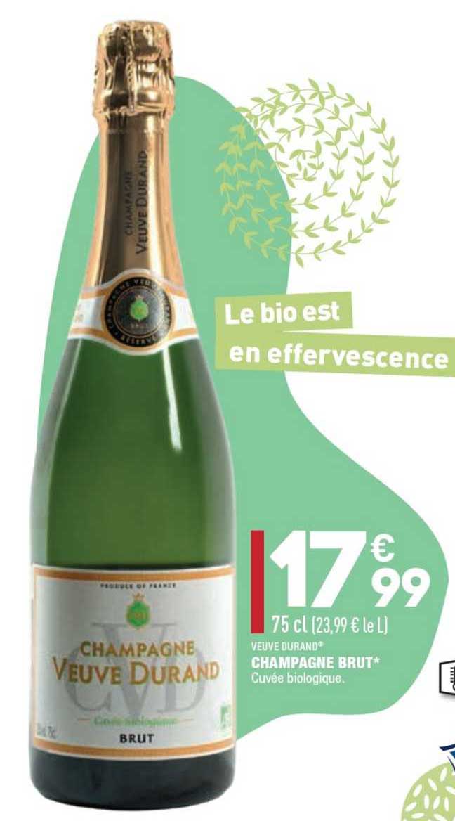 Champagne Brut Veuve Durand
