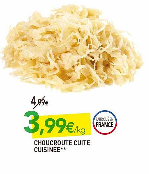 Choucroute Cuite Cuisinée
