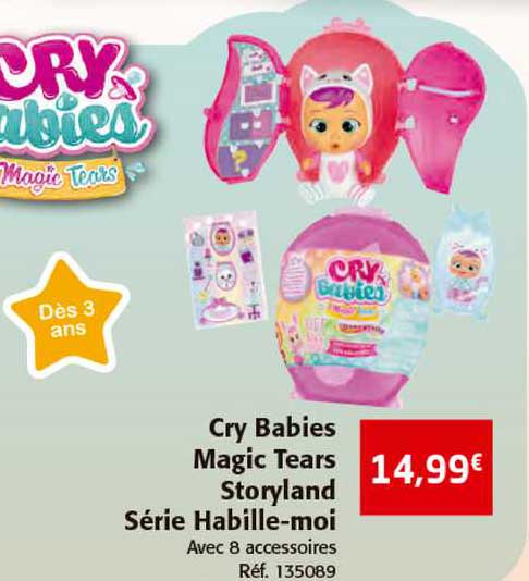 cry babies magic tears storyland série habille-moi
