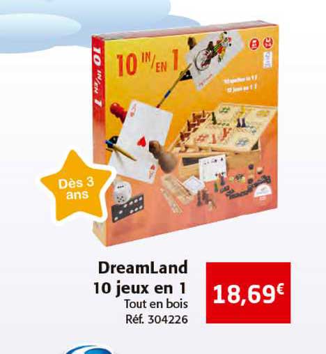 dreamLand 10 jeux en 1