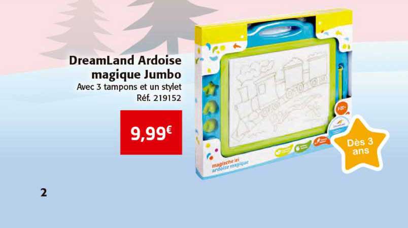 dreamLand ardoise magique jumbo