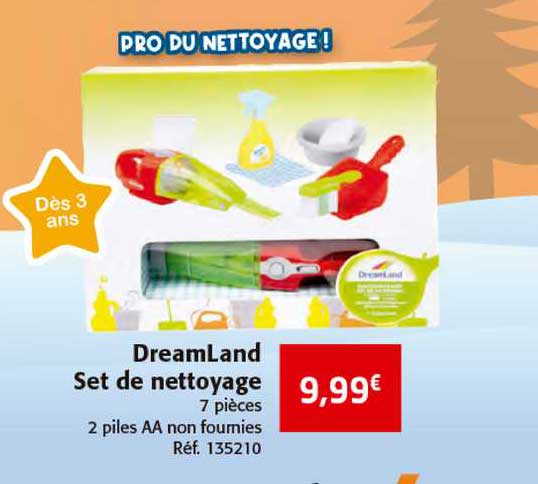 dreamLand set de nettoyage