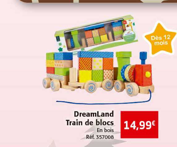dreamLand train de blocs