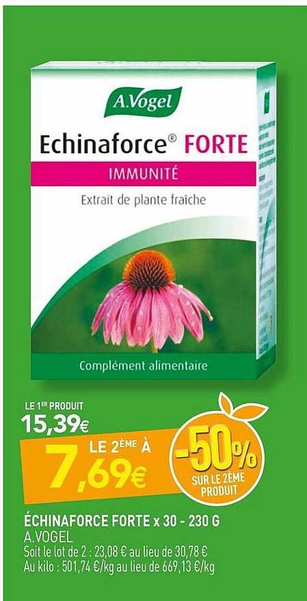 échinaforce forte x30 - 230 g a.vogel