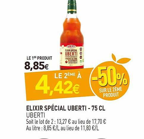 elixir spécial uberti - 75 cl uberti
