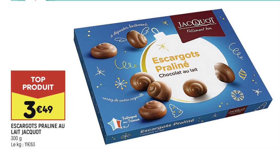 Escargots Praliné Au Lait Jacquot