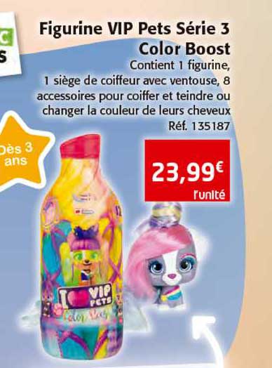 Figurine Vip Pets Série 3 Color Boost