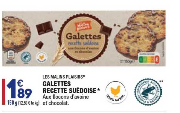 galettes recette suédoise les malins plaisirs®