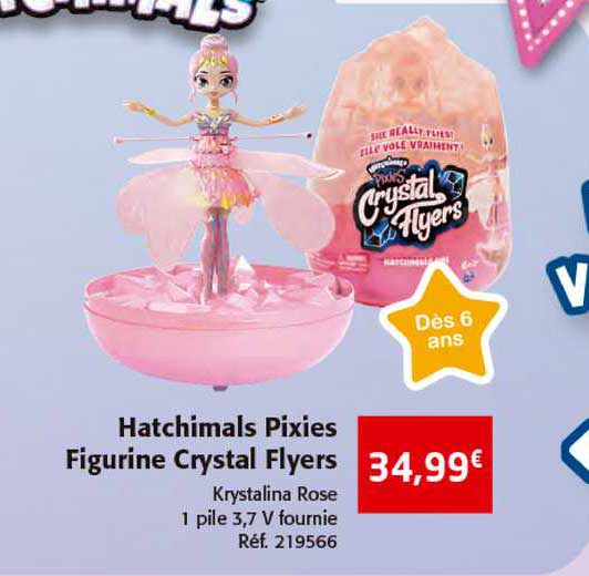 hatchimals pixies figurine crystal flyers