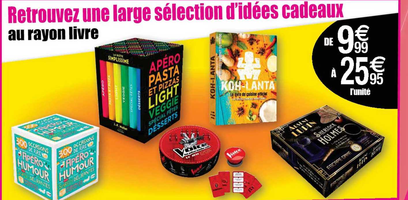 idées cadeaux au rayon livre