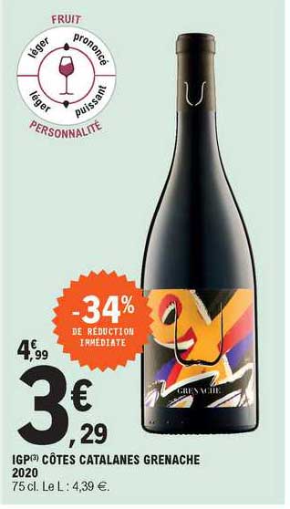 igp côtes catalanes grenache 2020