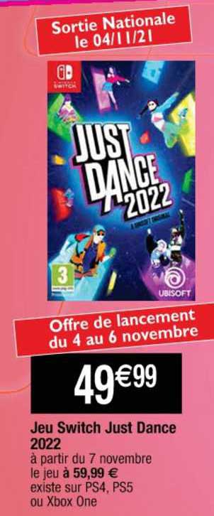 jeu switch just dance 2022