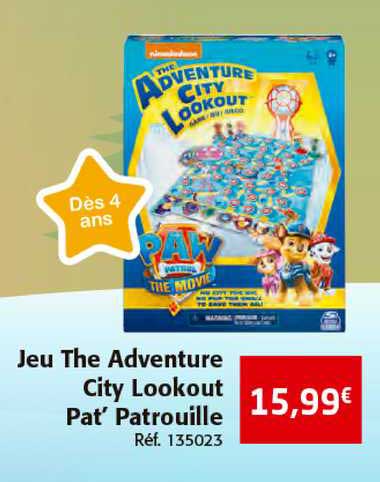 jeu the adventure city lookout pat' patrouille
