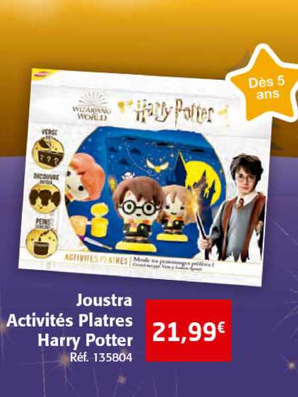 joustra activités plâtres harry potter