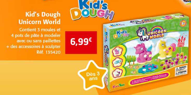 kid's dough unicorn world