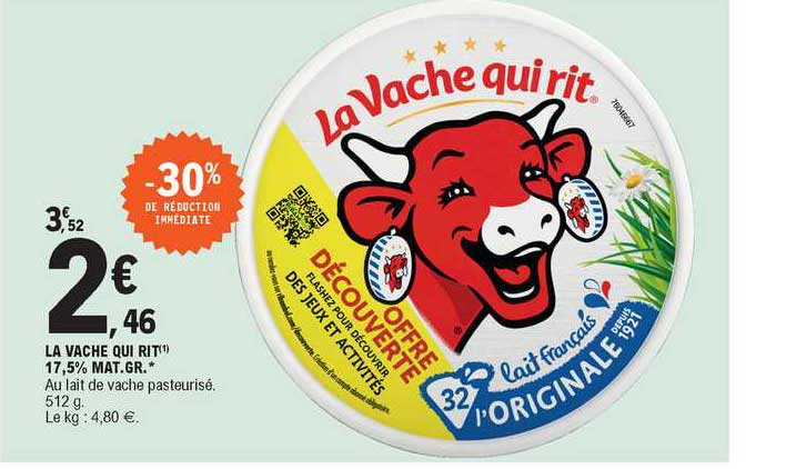 la vache qui rit 17,5% mat. gr.