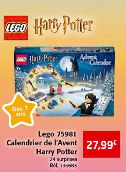 lego 75981 calendrier de l'avent harry potter