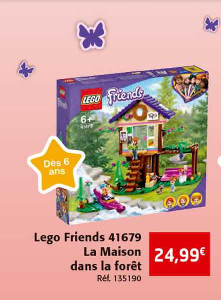 lego friends 41679 la maison dans la forêt