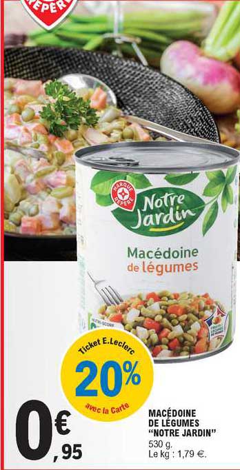macédoine de légumes "notre jardin"