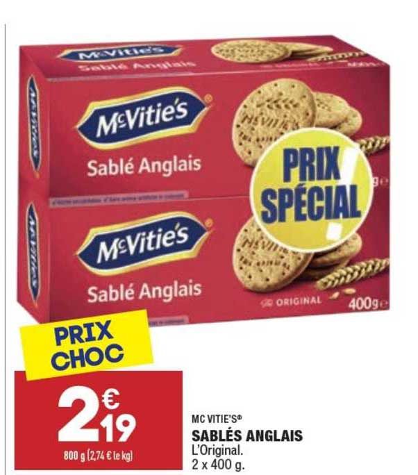 mc vitie's sablés anglais