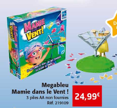 megableu mamie dans le vent !