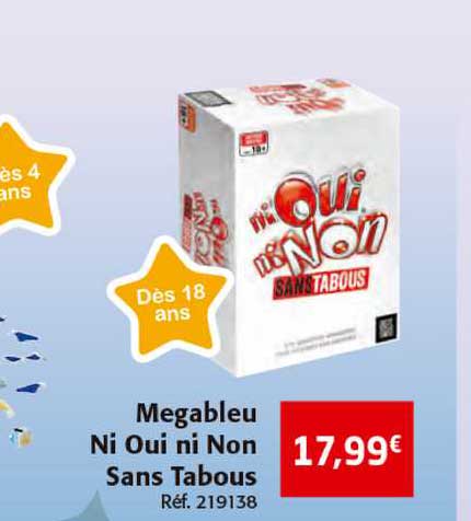 mégableu ni oui ni non sans tabous