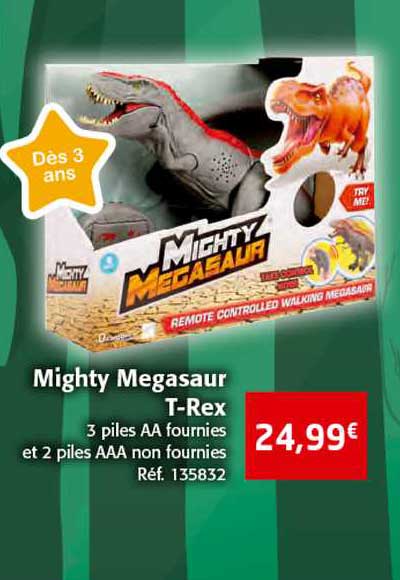 mighty megasaur t-rex