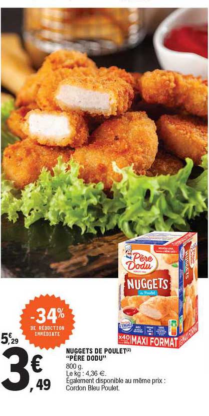 nuggets de poulet "père dodu"