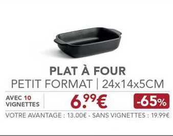 plat à four petit format