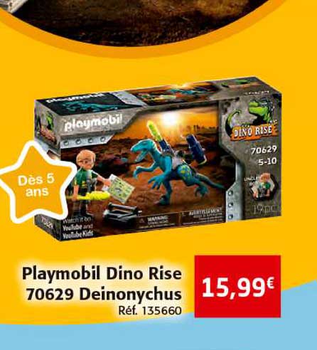 playmobil dino rise 70629 deinonychus