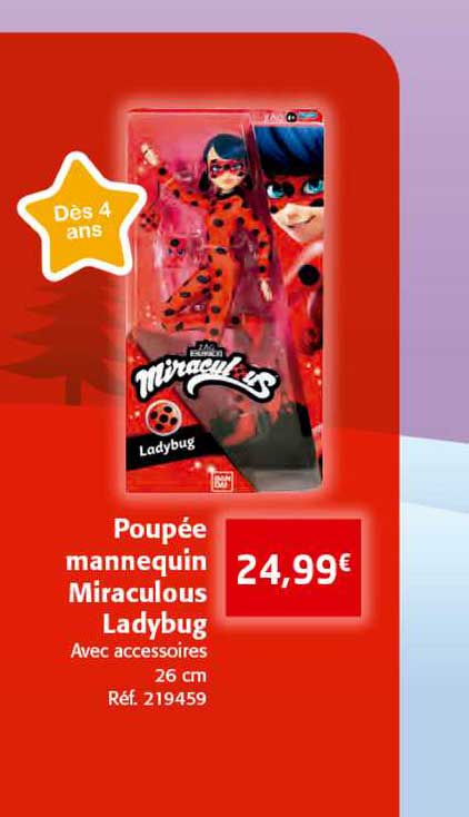 poupée mannequin miraculous ladybug