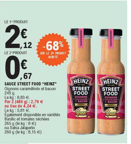 sauce street food "heinz"