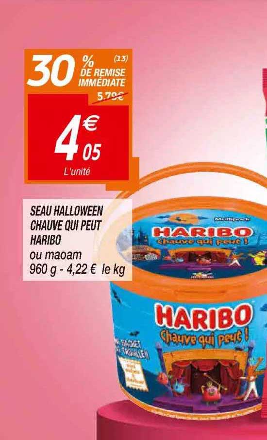 seau halloween chauve qui peut haribo