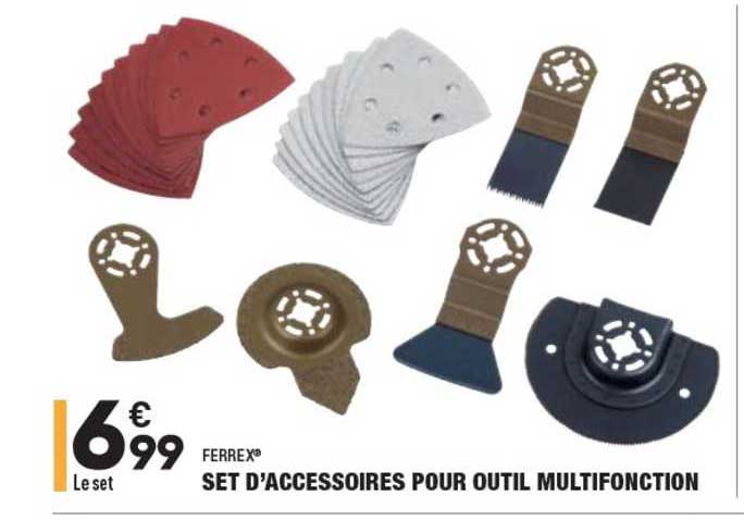 set d'accessoires pour outil multifonction ferrex®