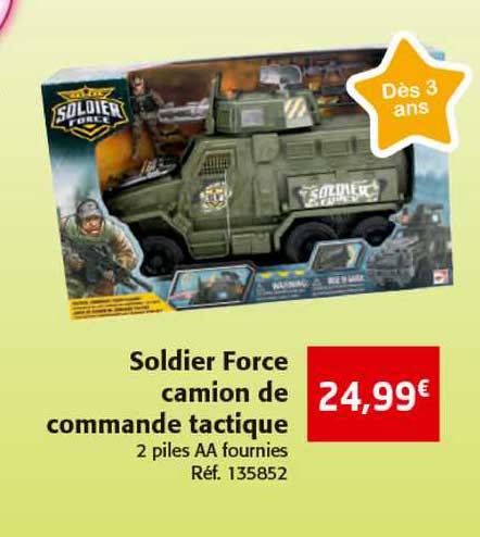 soldier force camion de commande tactique