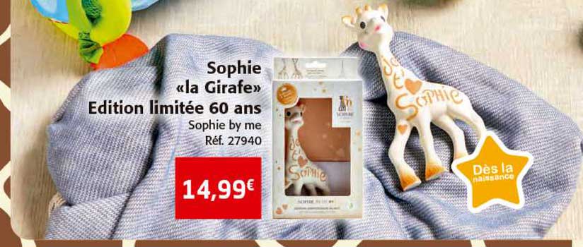 sophie «la girafe» édition limitée 60 ans