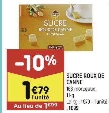 sucre roux de canne