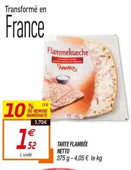 Tarte Flambée Netto