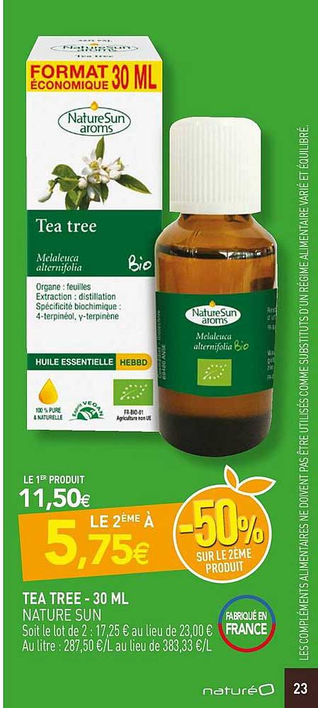tea tree - 30 ml nature sun