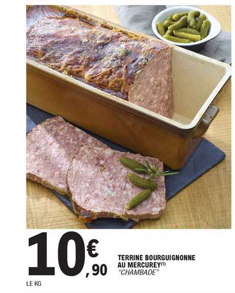 Terrine Bourguignonne Au Mercurey "chambade"