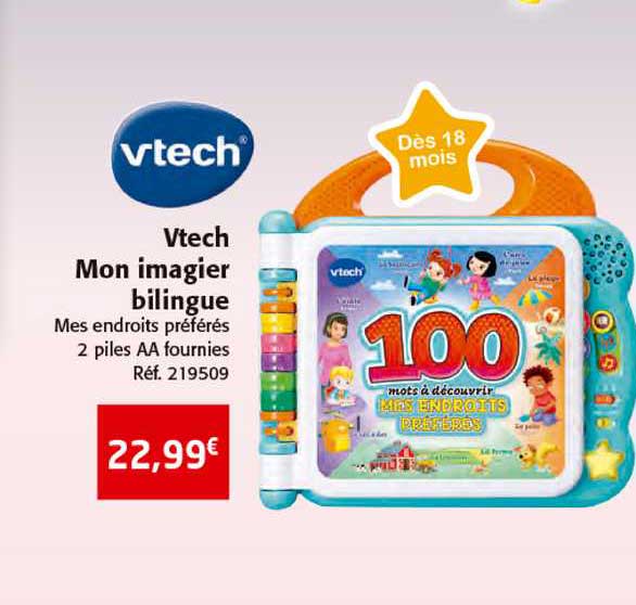 Vtech Mon Imagier Bilingue Vtech