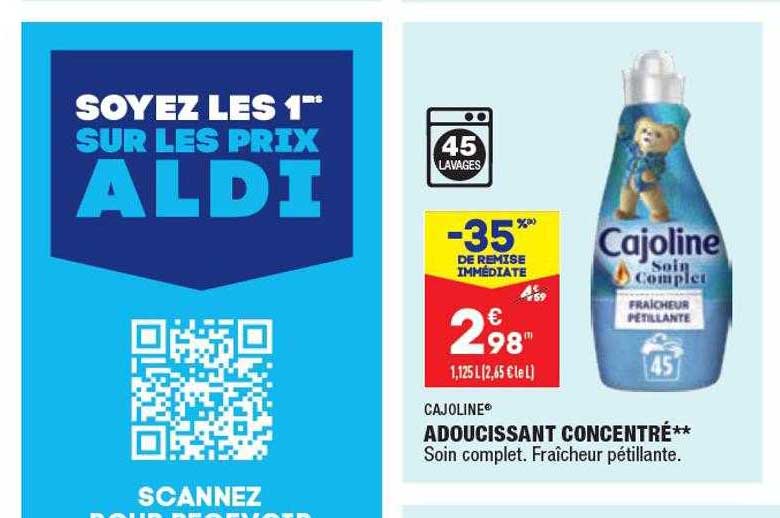 Adoucissant Concentré Cajoline