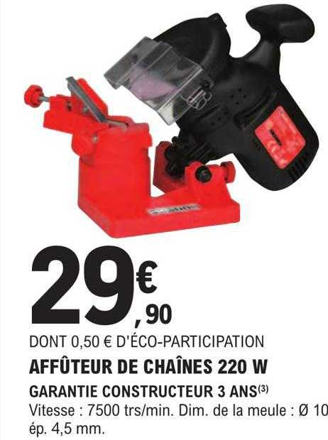 affûteur de chaînes 110 w