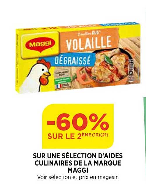 aides culinaires de la marque maggi