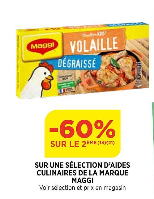 aides culinaires de la marque maggi