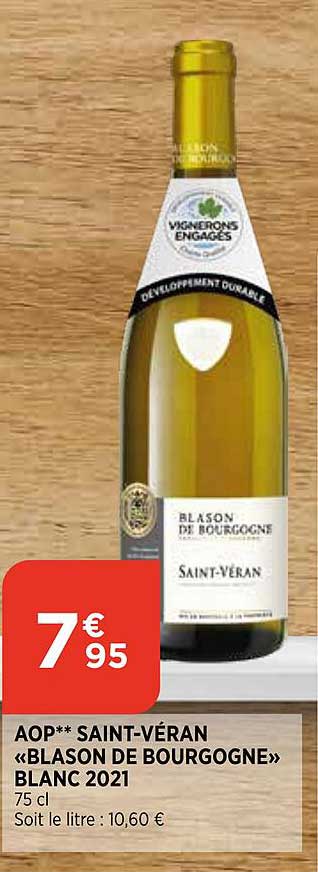aop saint-véran «blason de bourgogne» blanc 2021