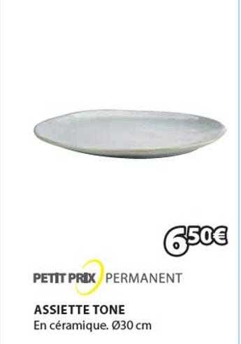 assiette tone