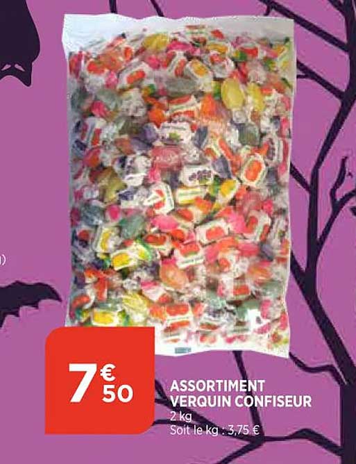 assortiment verquin confiseur